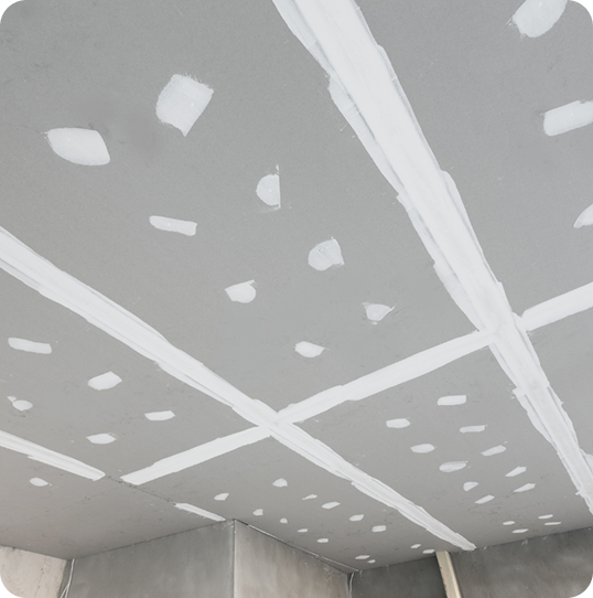 Immagine di soffitto con sistema a secco