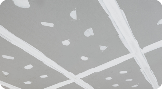 Immagine di soffitto con sistema a secco